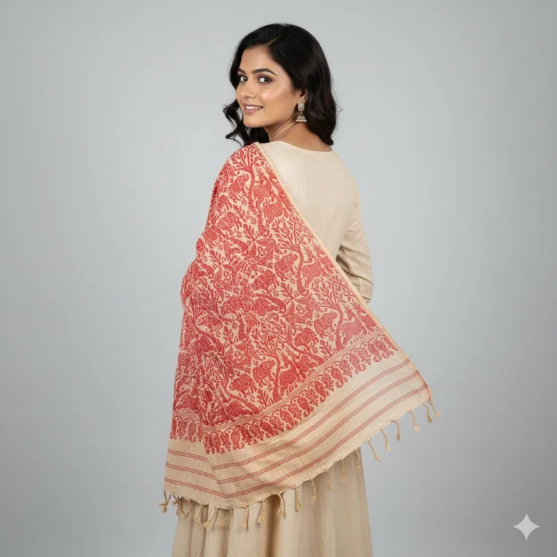 Jungle Whisper All Over Shawl