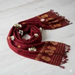 Zafira Royal Eri Silk Shawl Muga Work