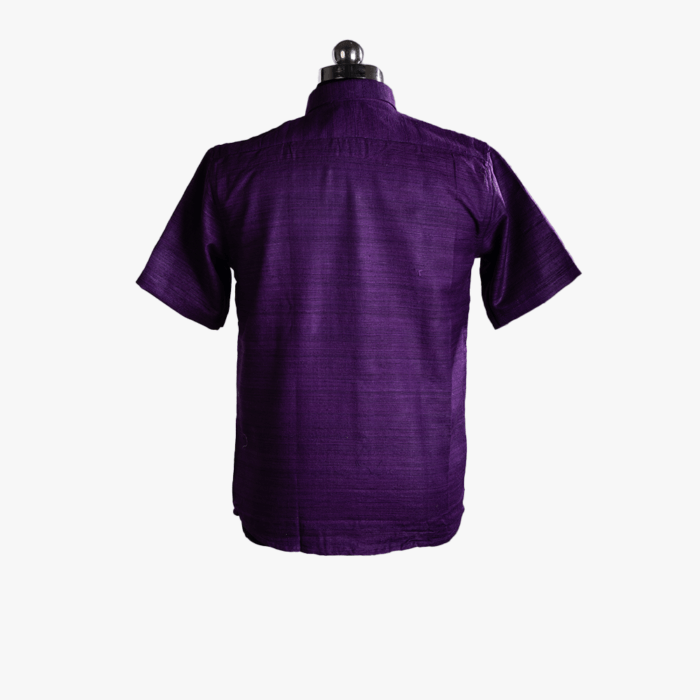 purple shirt