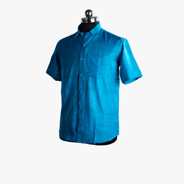 sea blue shirt