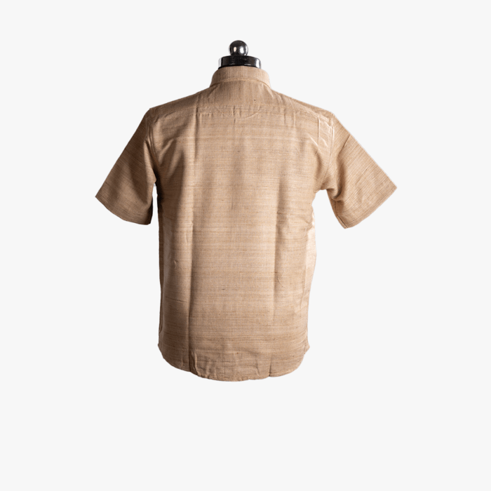 beige male shirt