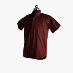 maroon shirt