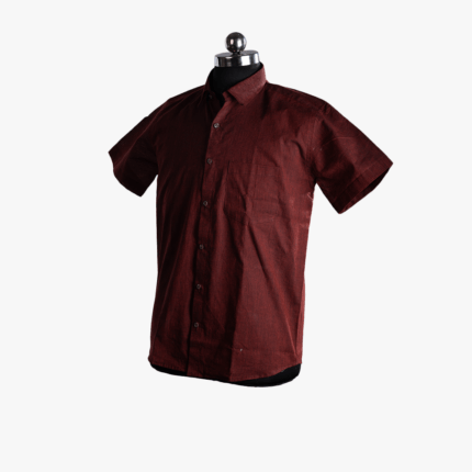 maroon shirt