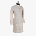 cream male kurta