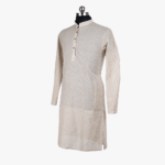 cream male kurta