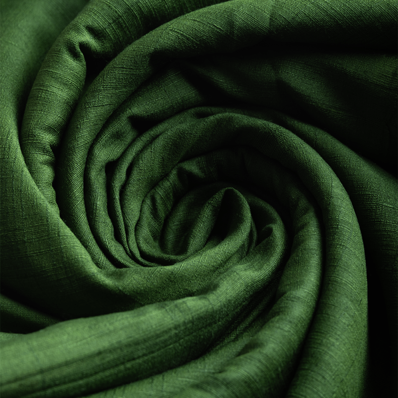 green fabric