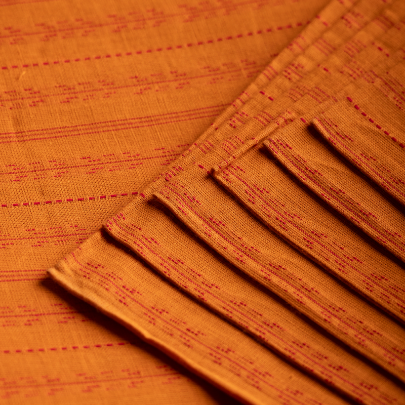 orange fabric