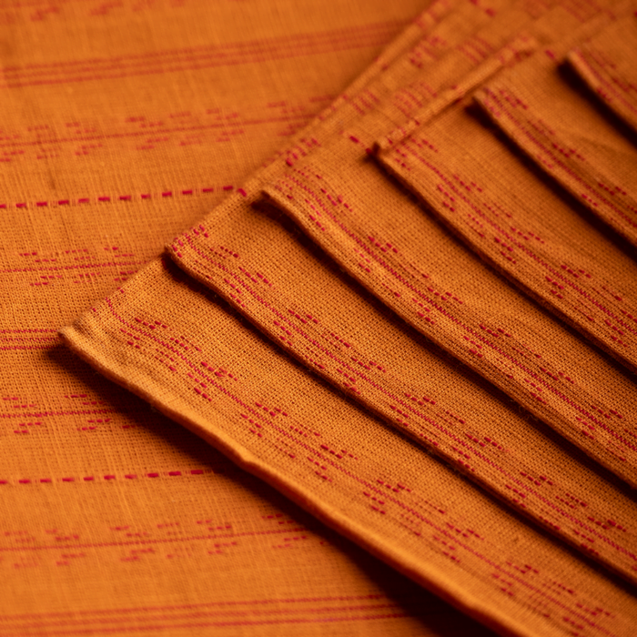 orange fabric