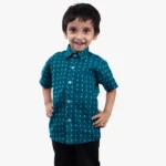 Teak blue baby shirt