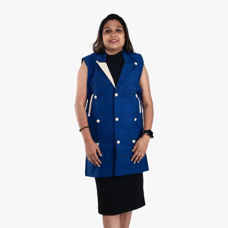 Blue female coat