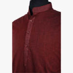 maroon male kurta