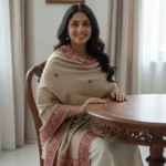 Kumkum Aura Handwoven Side Border Stole