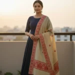 Anuraaga Borderloom Side Border Stole