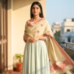 Aarohi Bordercraft Side Border Stole