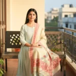 Aarohi Bordercraft Side Border Stole