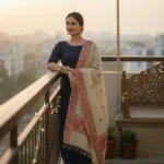 Anuraaga Borderloom Side Border Stole