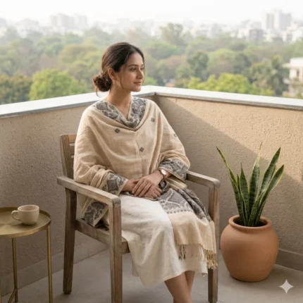 Rajdhara Handloom Border Shawl