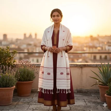 Petal Weave Classic Stole