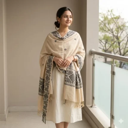 Rajdhara Handloom Border Shawl