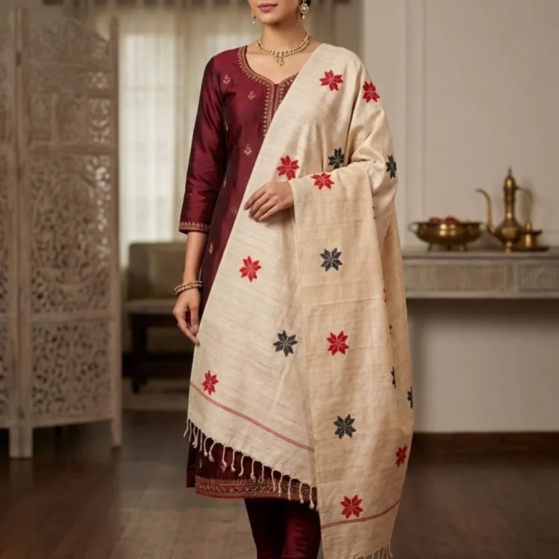 Timeless Thread Eri Silk Shawl