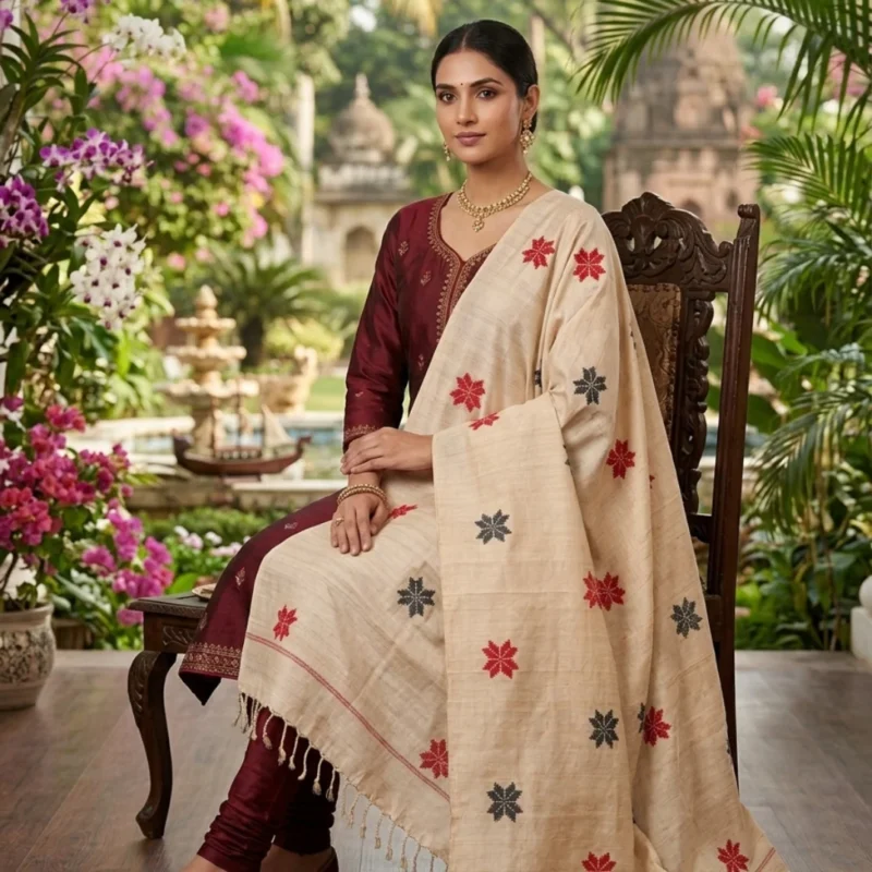 Timeless Thread Eri Silk Shawl