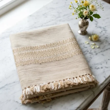 Suvarna Rekha Muga Drape Shawl