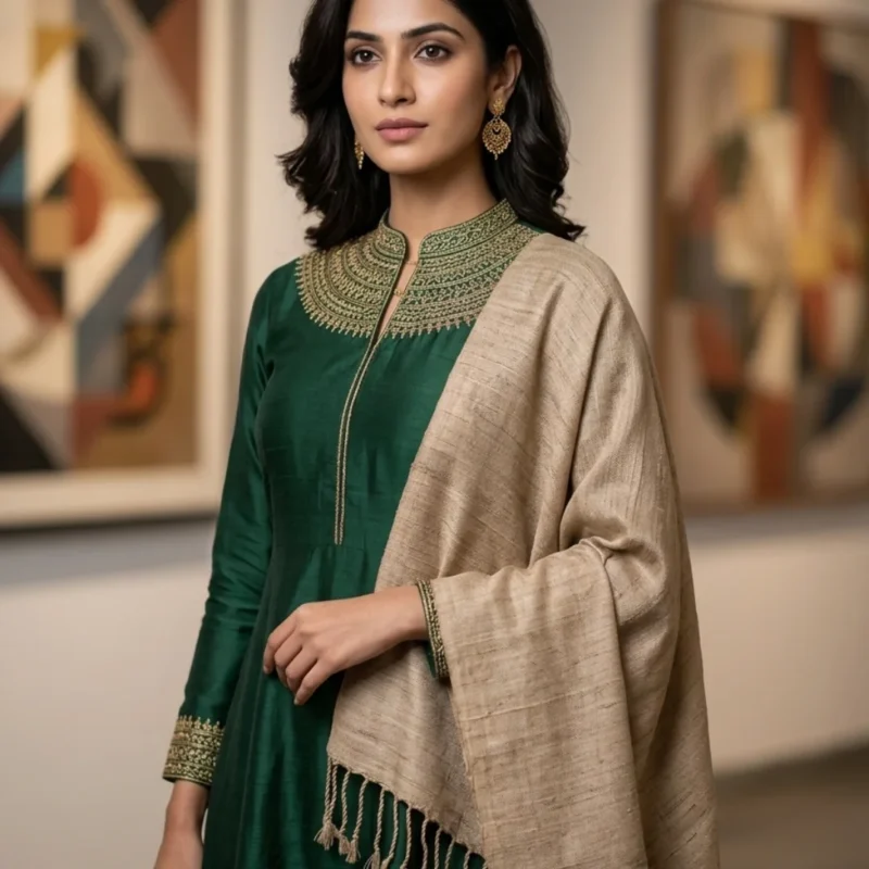 Golden Heritage Eri Silk Stole