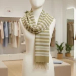 Olive Mist Eri Silk Stole