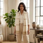 Beige Serenity Eri Silk Stole