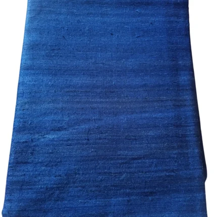 Midnight Indigo Eri Silk Fabric