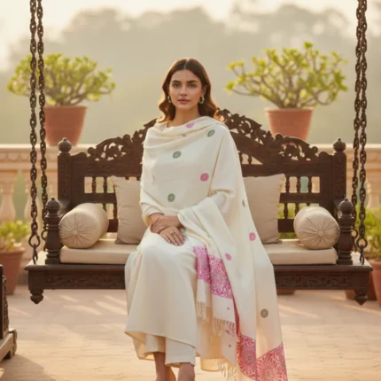 Gulnaar Grace Handloom Shawl