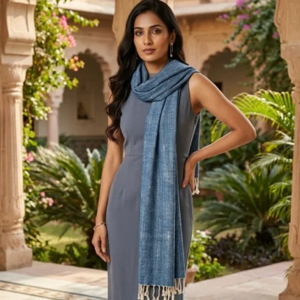 Ocean Veil Eri Silk Stole