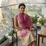 Blush Royale Handloom Stole