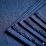 Midnight Indigo Eri Silk Fabric