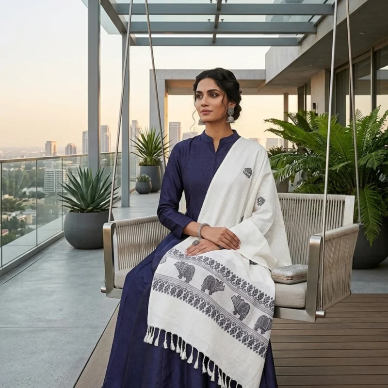 GajaRhino Handloom Shawl