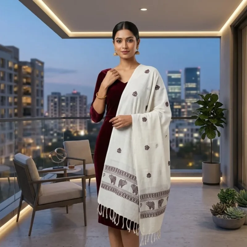 Heritage Trail Handloom Shawl