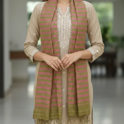 Pankhuri Stripes Eri Silk Stole