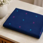 Indigo Pulse Cotton Fabric