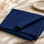 Indigo Pulse Cotton Fabric