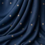 Navy Moonbeam Cotton Fabric