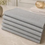 Silver Mist Pinstripe Cotton Fabric