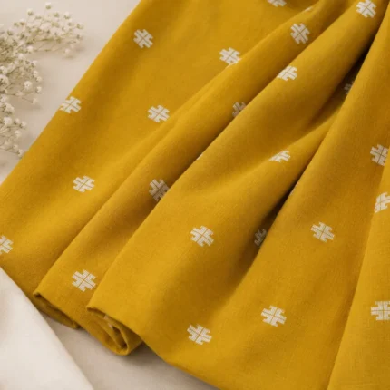 Mustard Meadow Cotton Fabric