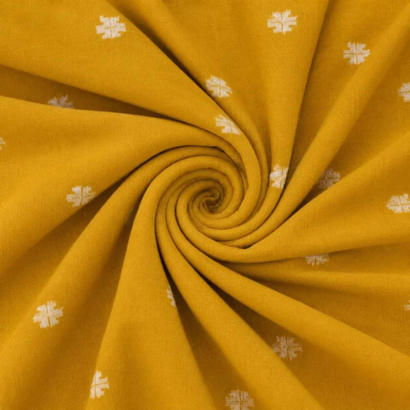 Mustard Meadow Cotton Fabric