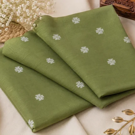 Olive Grove Elegance Cotton Fabric