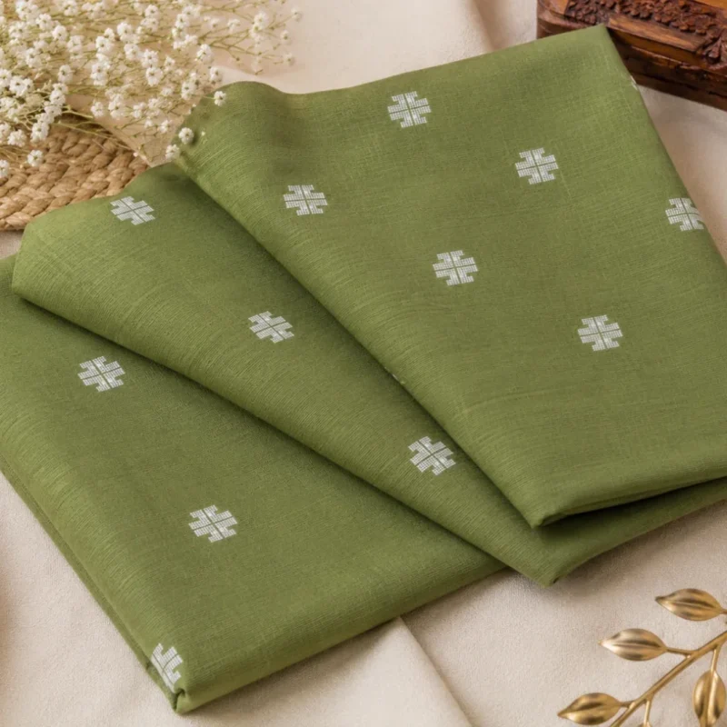 Olive Grove Elegance Cotton Fabric