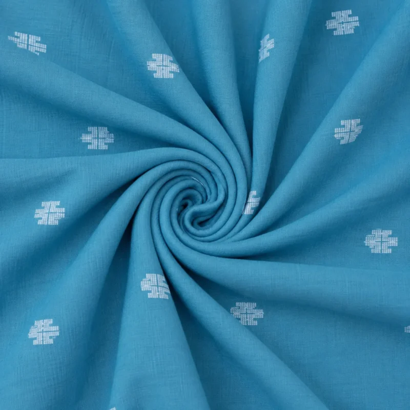 Aqua Aura Cotton Fabric