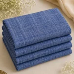 Royal Denim Weave Cotton Fabric