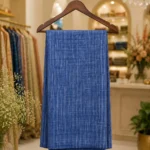 Royal Denim Weave Cotton Fabric