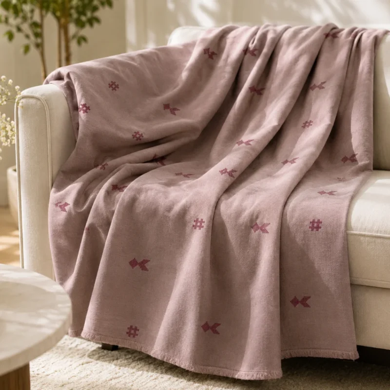 Pink Dusk Charm Cotton Fabric