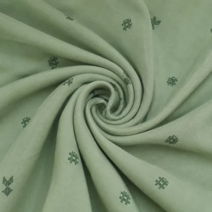 Pistachio Bloom Cotton Fabric